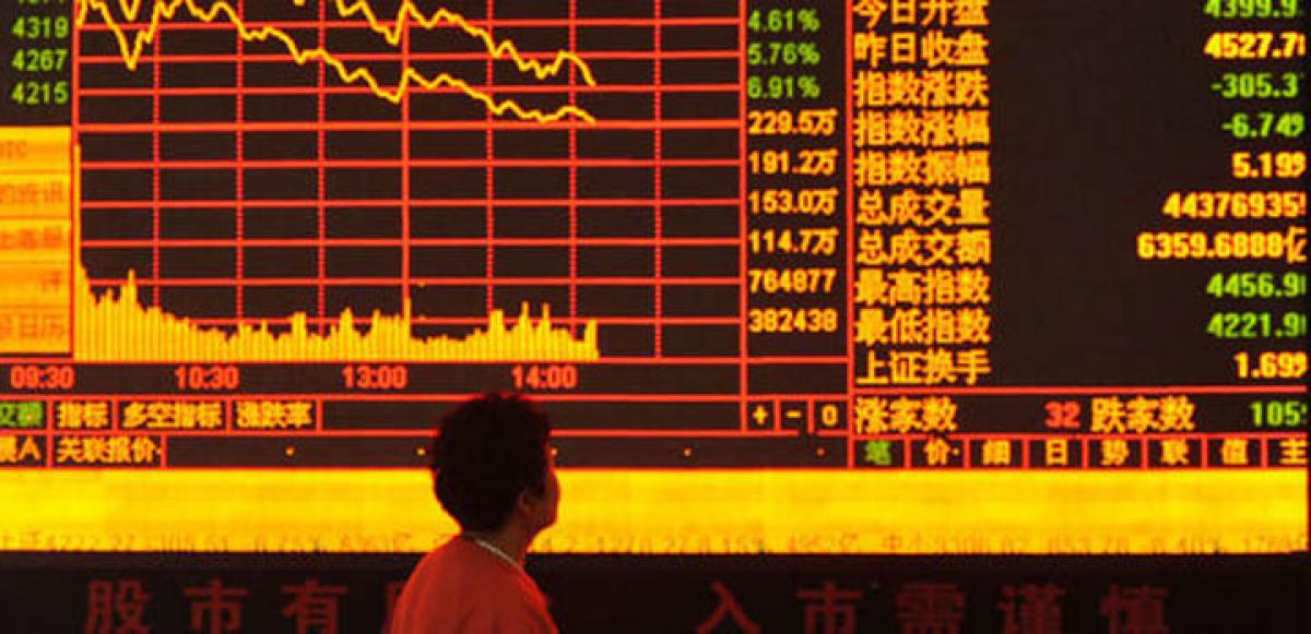 Chinese shares plummet